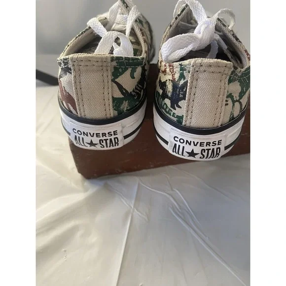 Unisex Converse All*Star Camo Dinosaur Low Top Tennis Shoes-Size Children's‎ 12 - Picture 10 of 14